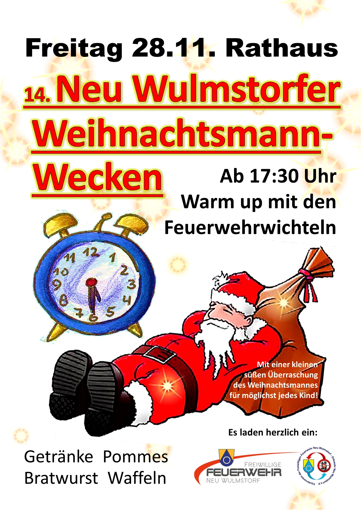 Mehr über den Artikel erfahren Weihnachtsmannwecken 2025